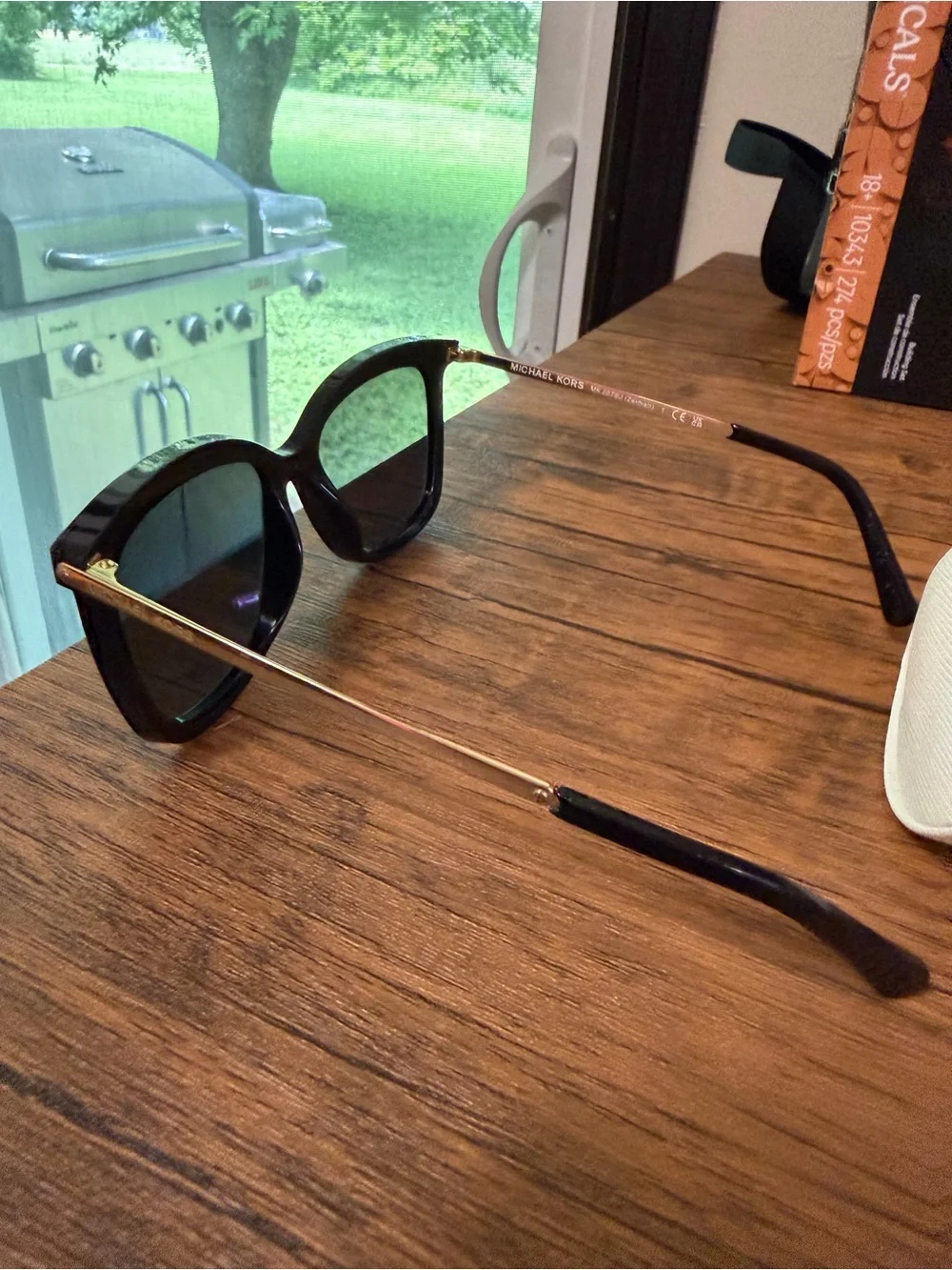Michael Kors Black Sunglasses with Dark Lenses - Picture 2 of 3